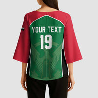 Custom World Football 2026 Iraq Kimono Sleeve Blouse Eagle of Saladin Championship Spirit