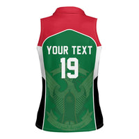 Custom World Football 2026 Iraq Women Sleeveless Polo Shirt Eagle of Saladin Championship Spirit
