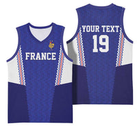 Custom World Football 2026 France Basketball Jersey Allez Les Bleus Go Champions