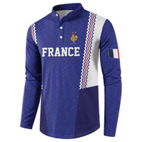 Custom World Football 2026 France Button Sweatshirt Allez Les Bleus Go Champions