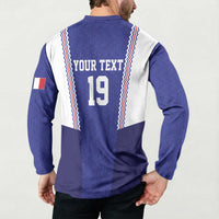 Custom World Football 2026 France Button Sweatshirt Allez Les Bleus Go Champions