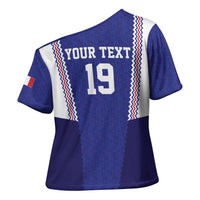 Custom World Football 2026 France Cross Shoulder Shirt Allez Les Bleus Go Champions