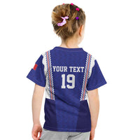Custom World Football 2026 France Kid T Shirt Allez Les Bleus Go Champions