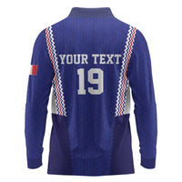Custom World Football 2026 France Long Sleeve Polo Shirt Allez Les Bleus Go Champions