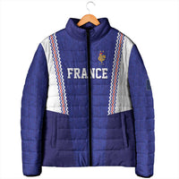 Custom World Football 2026 France Padded Jacket Allez Les Bleus Go Champions