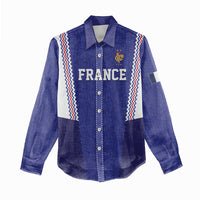 Custom World Football 2026 France Women Casual Shirt Allez Les Bleus Go Champions
