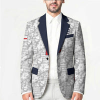 Custom World Football 2026 England Blazer Three Lions Monogram White Glory