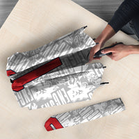 Custom World Football 2026 England Umbrella Three Lions Monogram White Glory