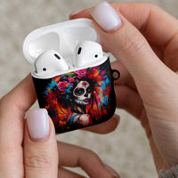 Mexico Day Of The Dead AirPods Case Rose Catrina Goddess Sugar Skull - Wonder Print Shop