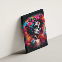 Mexico Day Of The Dead Canvas Wall Art Rose Catrina Goddess Sugar Skull - Wonder Print Shop