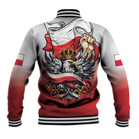 Poland Independence Day Baseball Jacket Polska White Eagle and Flag Style - Wonder Print Shop