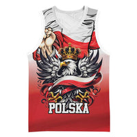 Poland Independence Day Basketball Jersey Polska White Eagle and Flag Style - Wonder Print Shop