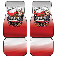 Poland Independence Day Car Mats Polska White Eagle and Flag Style - Wonder Print Shop