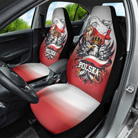 Poland Independence Day Car Seat Cover Polska White Eagle and Flag Style - Wonder Print Shop