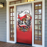 Poland Independence Day Door Cover Polska White Eagle and Flag Style - Wonder Print Shop