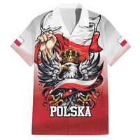 Poland Independence Day Family Matching Puletasi and Hawaiian Shirt Polska White Eagle and Flag Style - Wonder Print Shop
