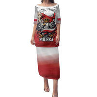 Poland Independence Day Family Matching Puletasi and Hawaiian Shirt Polska White Eagle and Flag Style - Wonder Print Shop
