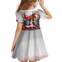 Poland Independence Day Family Matching Tank Maxi Dress and Hawaiian Shirt Polska White Eagle and Flag Style - Wonder Print Shop