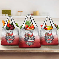 Poland Independence Day Grocery Bag Polska White Eagle and Flag Style - Wonder Print Shop