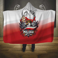 Poland Independence Day Hooded Blanket Polska White Eagle and Flag Style - Wonder Print Shop