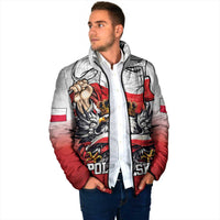 Poland Independence Day Padded Jacket Polska White Eagle and Flag Style - Wonder Print Shop