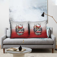 Poland Independence Day Pillow Cover Polska White Eagle and Flag Style - Wonder Print Shop