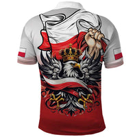 Poland Independence Day Polo Shirt Polska White Eagle and Flag Style - Wonder Print Shop