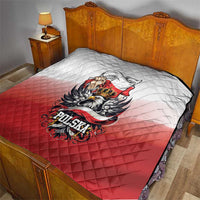 Poland Independence Day Quilt Polska White Eagle and Flag Style - Wonder Print Shop