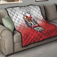Poland Independence Day Quilt Polska White Eagle and Flag Style - Wonder Print Shop