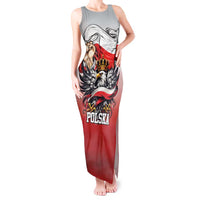 Poland Independence Day Tank Maxi Dress Polska White Eagle and Flag Style - Wonder Print Shop