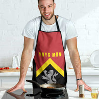 Anglesey Wales Apron Ynys Mon Welsh Lion Flag Design - Wonder Print Shop