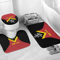 Anglesey Wales Bathroom Set Ynys Mon Welsh Lion Flag Design - Wonder Print Shop