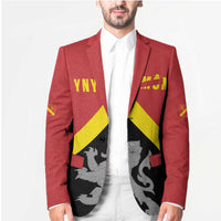 Personalised Anglesey Wales Blazer Ynys Mon Welsh Lion Flag Design - Wonder Print Shop