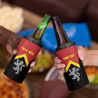 Personalised Anglesey Wales 4 in 1 Can Cooler Tumbler Ynys Mon Welsh Lion Flag Design - Wonder Print Shop