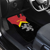 Personalised Anglesey Wales Car Mats Ynys Mon Welsh Lion Flag Design - Wonder Print Shop