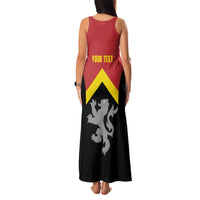 Personalised Anglesey Wales Family Matching Tank Maxi Dress and Hawaiian Shirt Ynys Mon Welsh Lion Flag Design - Wonder Print Shop