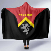 Anglesey Wales Hooded Blanket Ynys Mon Welsh Lion Flag Design - Wonder Print Shop
