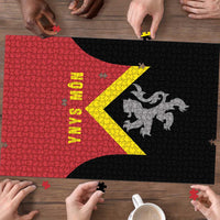 Anglesey Wales Puzzle Ynys Mon Welsh Lion Flag Design - Wonder Print Shop