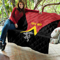 Anglesey Wales Quilt Ynys Mon Welsh Lion Flag Design - Wonder Print Shop