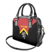 Anglesey Wales Shoulder Handbag Ynys Mon Welsh Lion Flag Design - Wonder Print Shop