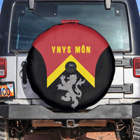 Anglesey Wales Spare Tire Cover Ynys Mon Welsh Lion Flag Design - Wonder Print Shop
