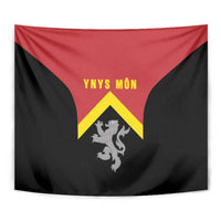 Anglesey Wales Tapestry Ynys Mon Welsh Lion Flag Design - Wonder Print Shop