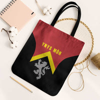 Anglesey Wales Tote Bag Ynys Mon Welsh Lion Flag Design - Wonder Print Shop