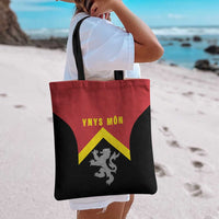Anglesey Wales Tote Bag Ynys Mon Welsh Lion Flag Design - Wonder Print Shop