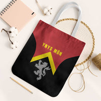 Anglesey Wales Tote Bag Ynys Mon Welsh Lion Flag Design - Wonder Print Shop