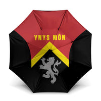 Anglesey Wales Umbrella Ynys Mon Welsh Lion Flag Design - Wonder Print Shop
