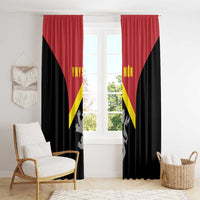 Anglesey Wales Window Curtain Ynys Mon Welsh Lion Flag Design - Wonder Print Shop