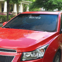 World Football 2026 Austria Auto Sun Shade Das Team Go Champions Blue Version
