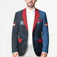Custom World Football 2026 Austria Blazer Das Team Go Champions Blue Version