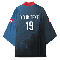 Custom World Football 2026 Austria Kimono Das Team Go Champions Blue Version